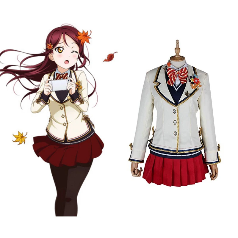 

Love Live Sunshine Cosplay Sakurauchi Riko Cosplay Costumes Uniform Outfit Anime Cosplay Costume Halloween Carnival Cosplay