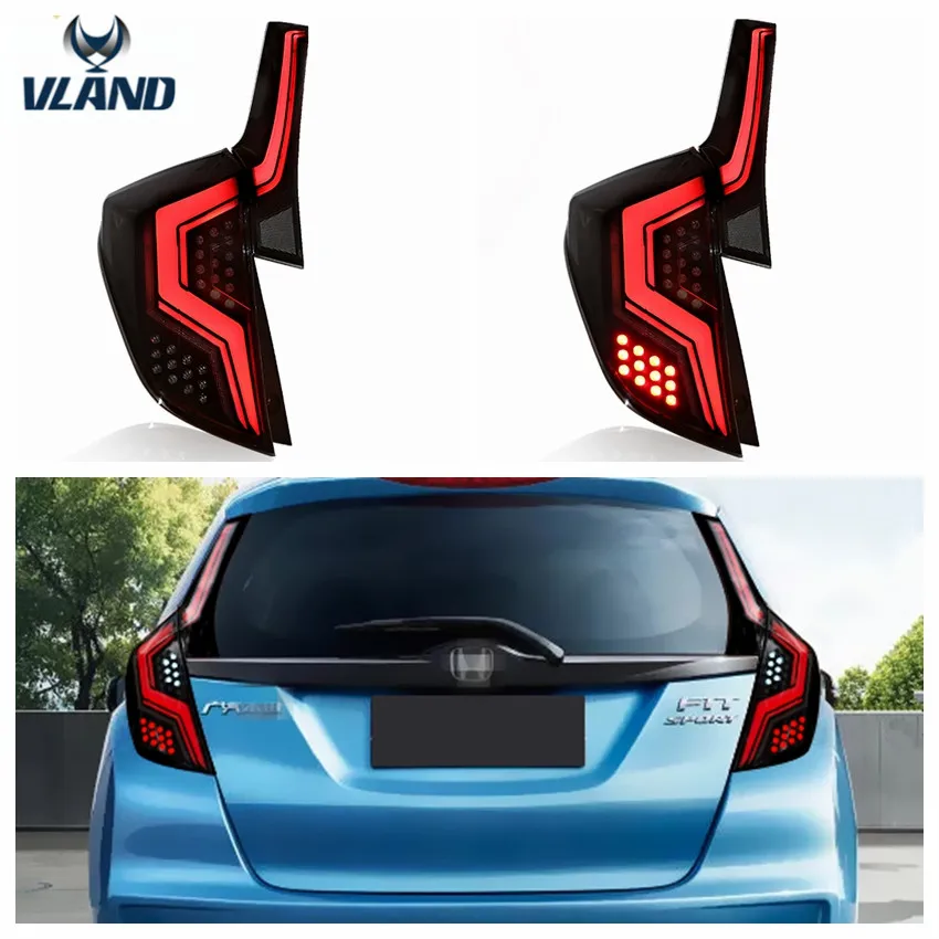 Vland Factory Car Accessories Tail Lamp for Honda Fit/Jazz 2014-2018 LED Tail Light Turn Signal with Sequenial Indicator
Vland Factory Car Accessories Tail Lamp for Honda Fit/Jazz 2014-2018 LED Tail Light Turn Signal with Sequenial Indicator
