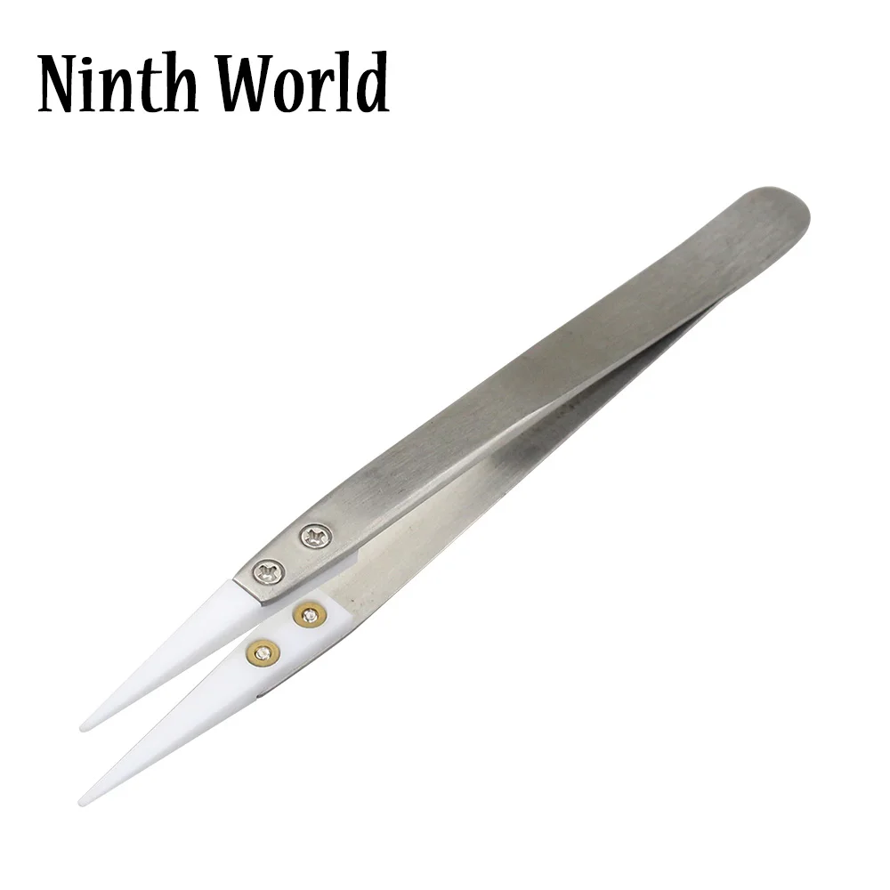 5" Heat Resistant and Non-Conductive White Ceramic Tweezers Heat Resistant to High Temperatures for Pinching Coils While Firing
5" Heat Resistant and Non-Conductive White Ceramic Tweezers Heat Resistant to High Temperatures for Pinching Coils While Firing
