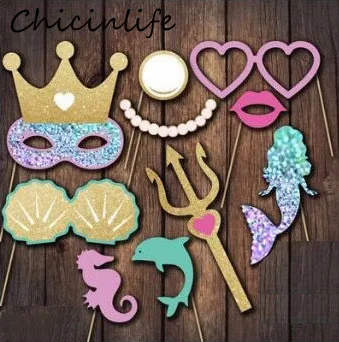 Chicinlife 1Set Mermaid Photo Booth Props Birthday Party Girls Favors Gift Baby Shower Wedding Mermaid Party Decoration Supplies
Chicinlife 1Set Mermaid Photo Booth Props Birthday Party Girls Favors Gift Baby Shower Wedding Mermaid Party Decoration Supplies