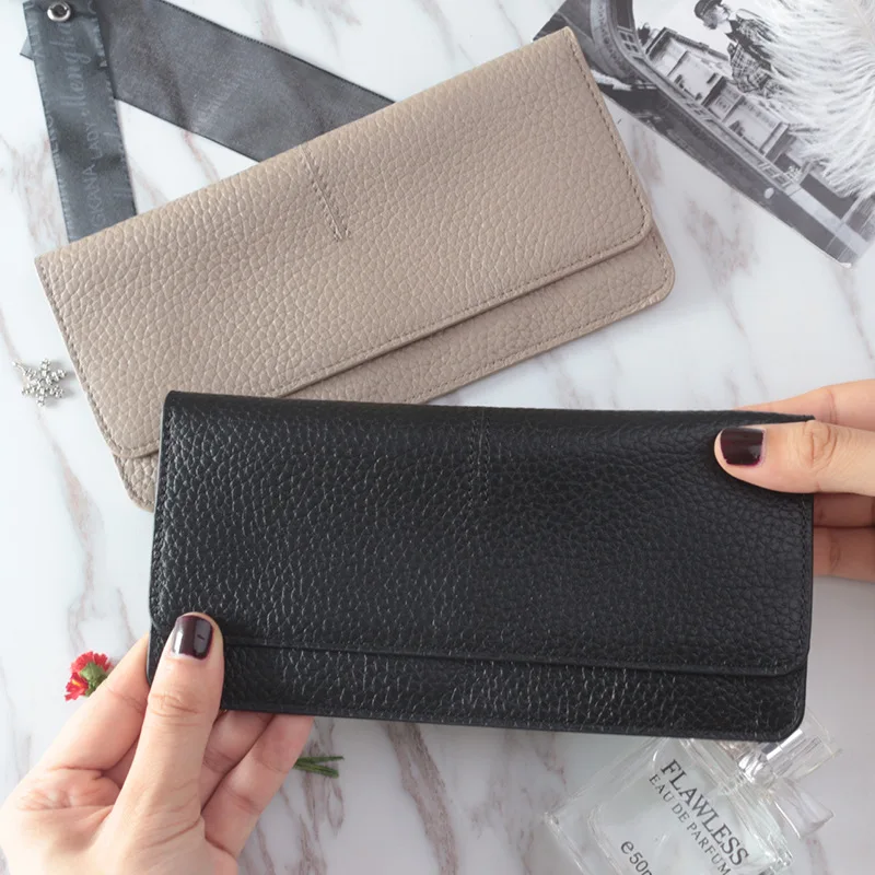 Womens Elegant 100% Genuine Cow Leather Long Wallet Ladies Fashion Slim Flat Cowhide Purse ID Credit Card Holder Wallet Leather
Womens Elegant 100% Genuine Cow Leather Long Wallet Ladies Fashion Slim Flat Cowhide Purse ID Credit Card Holder Wallet Leather