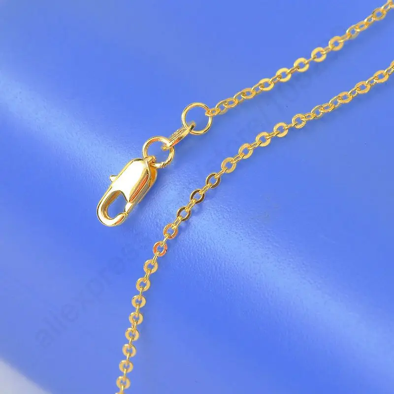 New Top Quality Yellow Gold Filled Chains Necklace 5PCS Lot - Stamped For Pendant Chain With Lobster Clasps 18"
New Top Quality Yellow Gold Filled Chains Necklace 5PCS Lot - Stamped For Pendant Chain With Lobster Clasps 18"