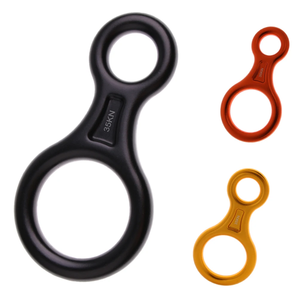 35KN Safety Rock Climbing Figure 8 Rope Descender Belay Device Rappel Ring Rappelling Rescue Equipment for Mountaineering
35KN Safety Rock Climbing Figure 8 Rope Descender Belay Device Rappel Ring Rappelling Rescue Equipment for Mountaineering