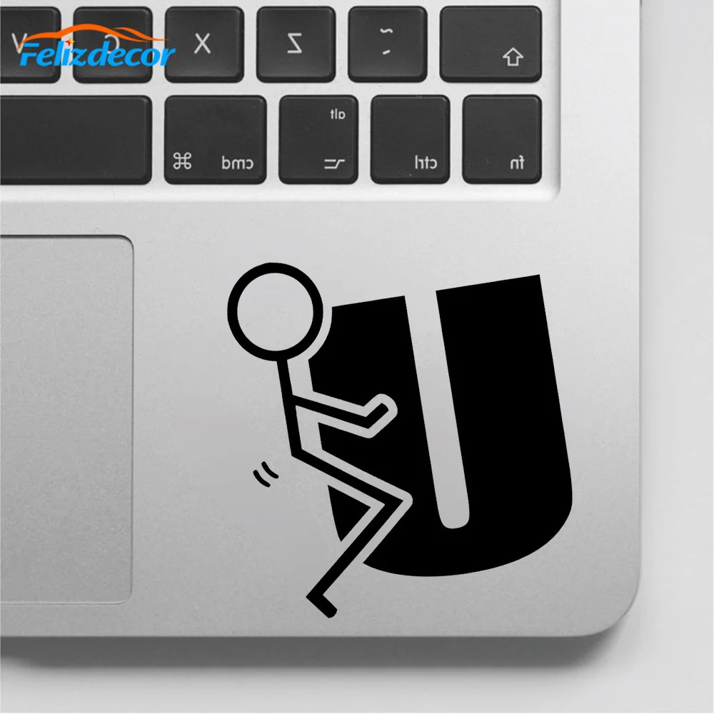 12*12cm tall Funny Car Stick Figure Humping F U Vinyl Sticker Decal Art Rear Window Decor Waterproof Removable L876 | Автомобили и