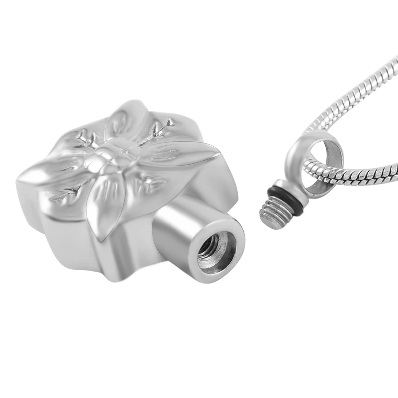 IJD9379 Flower Stainless Steel Cremation Ashes Pendant Hold Human/Pet Funeral Jewelry Keepsake Memorial Urn Necklace Holder
IJD9379 Flower Stainless Steel Cremation Ashes Pendant Hold Human/Pet Funeral Jewelry Keepsake Memorial Urn Necklace Holder