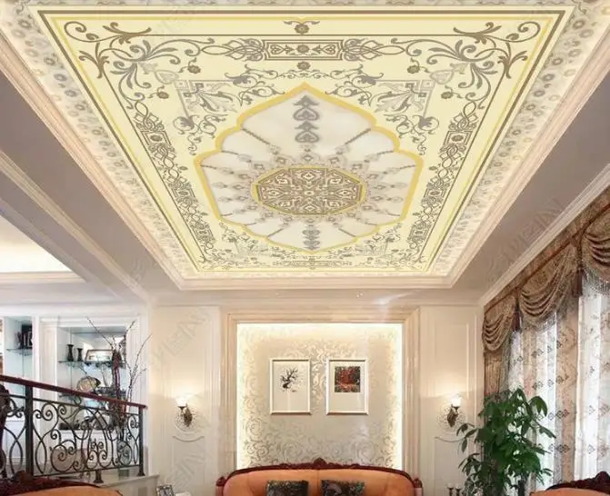 Custom 3D ceiling mural wall paper Upscale European 3d Pattern wallpapers for 3d ceiling living room mural wall paper
Custom 3D ceiling mural wall paper Upscale European 3d Pattern wallpapers for 3d ceiling living room mural wall paper