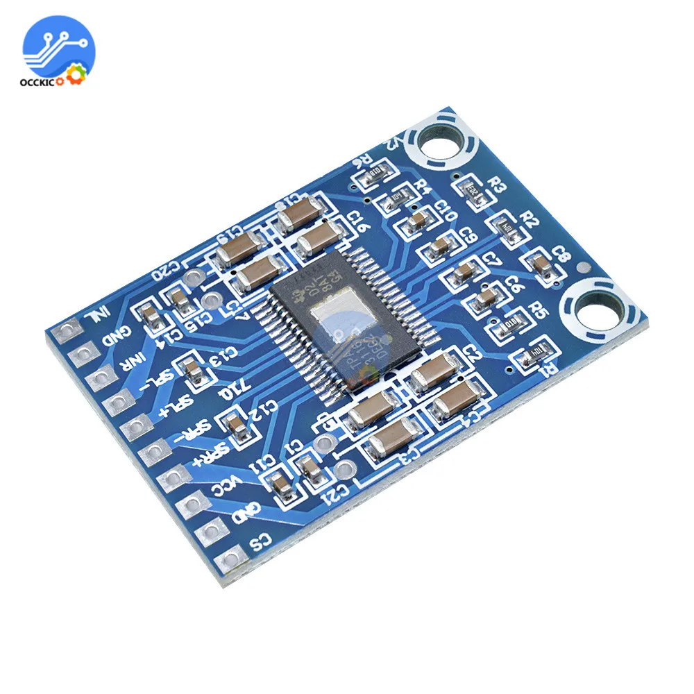 5 шт. XH-M562 TPA3116D2 Плата усилителя AC/DC 12-24V двухканальный класса D 2x50 Вт Мощность