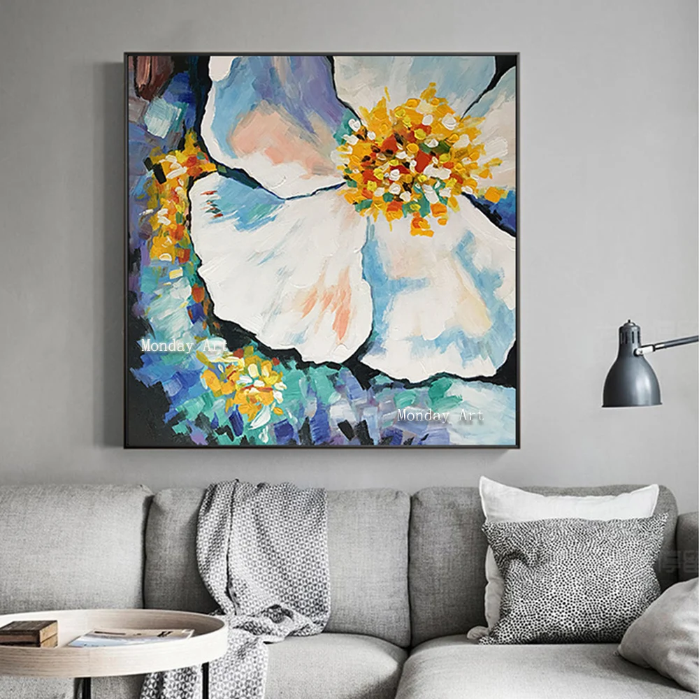 Dropshipping hand painted Floral Flower Oil Painting on Canvas Modern Art handmade flower painting Wall Picture For Living Room
Dropshipping hand painted Floral Flower Oil Painting on Canvas Modern Art handmade flower painting Wall Picture For Living Room