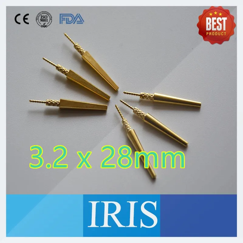 Wholesale 5000pcs / 10 lot 2# Medium Size 3.2*28mm 100% Pure Brass Dowel Pins with Spike Dental Laboratory Tools Material
Wholesale 5000pcs / 10 lot 2# Medium Size 3.2*28mm 100% Pure Brass Dowel Pins with Spike Dental Laboratory Tools Material