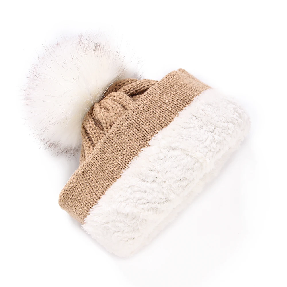 Winfox New Fashion Winter Black White Striped Warm Knitted Hats With Fur Pompom For Women Ladies
Winfox New Fashion Winter Black White Striped Warm Knitted Hats With Fur Pompom For Women Ladies