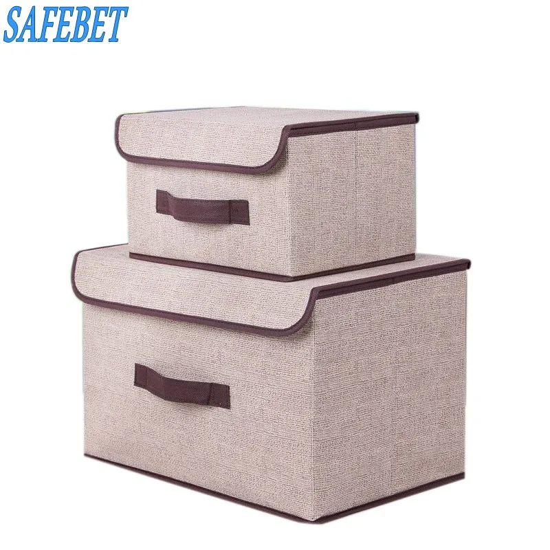 SAFEBET Brand 2Pcs Foldable Clothes Storage Box For Cosmetics Pets Underwear Folding Closet Organizer Drawer Divider Container
SAFEBET Brand 2Pcs Foldable Clothes Storage Box For Cosmetics Pets Underwear Folding Closet Organizer Drawer Divider Container