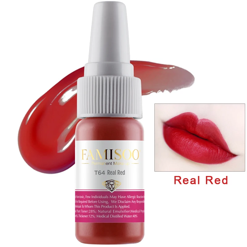 FAMISOO T64 Real Red Body Painting Tattoo Ink Set Permanent Makeup Coloring Pigment Lips Tattoo Paint Body Makeup Ink Tools
FAMISOO T64 Real Red Body Painting Tattoo Ink Set Permanent Makeup Coloring Pigment Lips Tattoo Paint Body Makeup Ink Tools