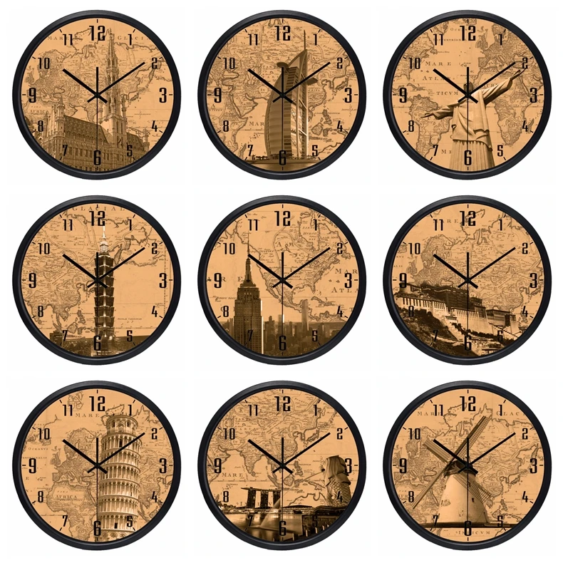 The World Time Zone Clock Brand Hotel Lobby Clock World Places of Interest Kraft paper color Map Clock
The World Time Zone Clock Brand Hotel Lobby Clock World Places of Interest Kraft paper color Map Clock