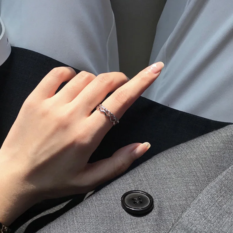 2pcs/set 2019 New Minimalist Silver Color Wave Twisted Ring Set For Women Adjustable Korean Fashion Lady's Index Finger Ring
2pcs/set 2019 New Minimalist Silver Color Wave Twisted Ring Set For Women Adjustable Korean Fashion Lady's Index Finger Ring