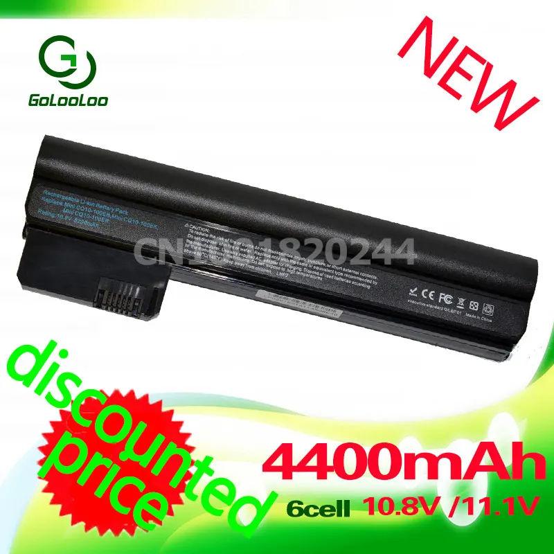 Golooloo 4400MaH Laptop battery for COMPAQ Mini CQ10 CQ10-400 Series for HP HSTNN-DB1T HSTNN-DB1U HSTNN-E04C WQ001AA 06TY
Golooloo 4400MaH Laptop battery for COMPAQ Mini CQ10 CQ10-400 Series for HP HSTNN-DB1T HSTNN-DB1U HSTNN-E04C WQ001AA 06TY