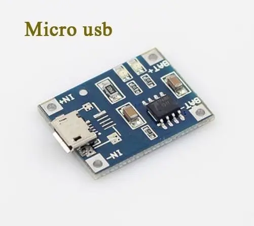 DYKB TP4056 MICRO USB 1A Lithium Battery Charging Board 18650 Li-ion Lipo Charger Module
DYKB TP4056 MICRO USB 1A Lithium Battery Charging Board 18650 Li-ion Lipo Charger Module
