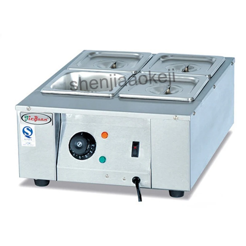 

EH-24 Commercial 4 Lattices Chocolate melting pots Chocolate melting machine 4 grid chocolate melting oven 220v 1500w 1pc
