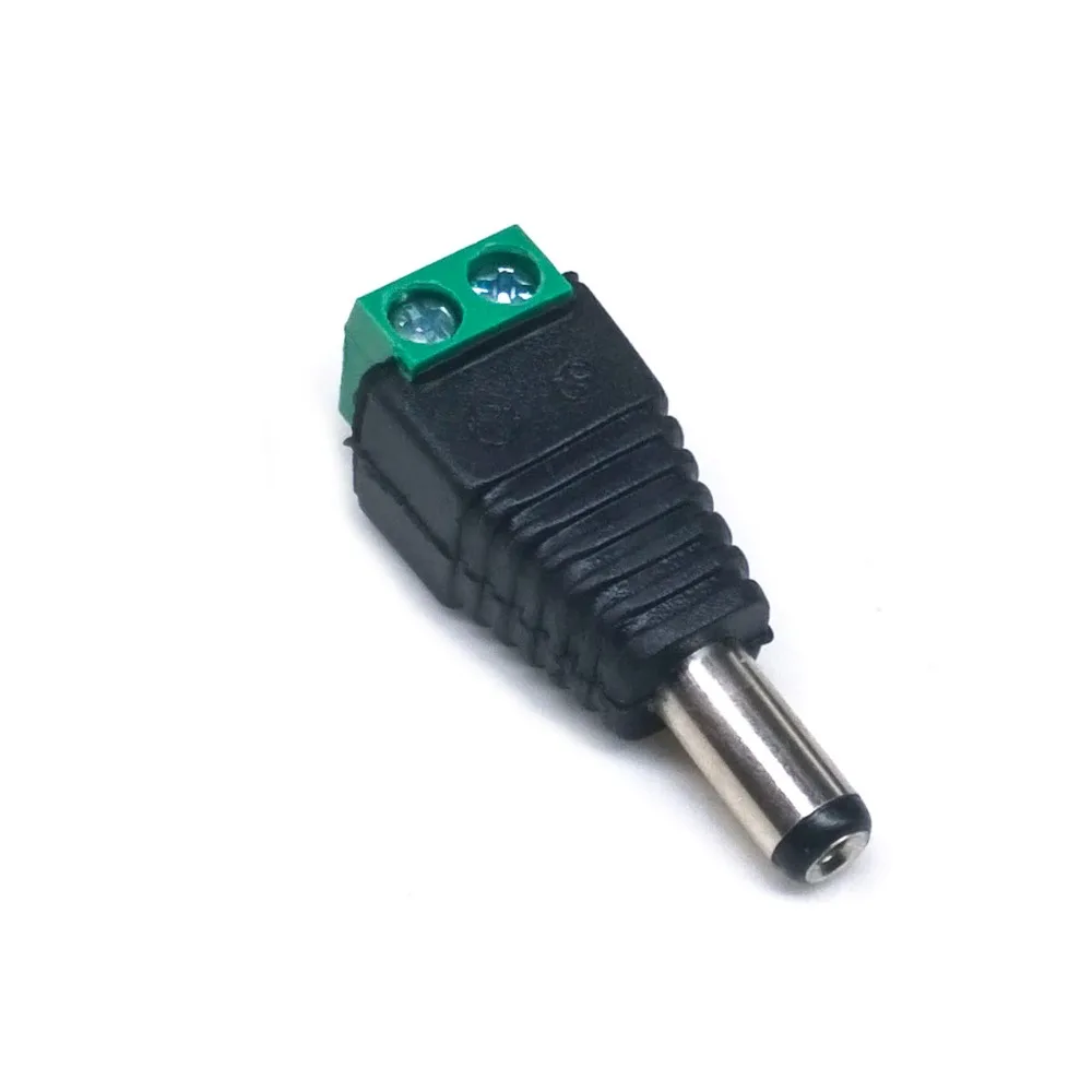 5.5x2.1mm DC Power Male Jack Connector Plug DC Male Adapter Plug Connector for CCTV Camera DC plug Male 5.5*2.1
5.5x2.1mm DC Power Male Jack Connector Plug DC Male Adapter Plug Connector for CCTV Camera DC plug Male 5.5*2.1
