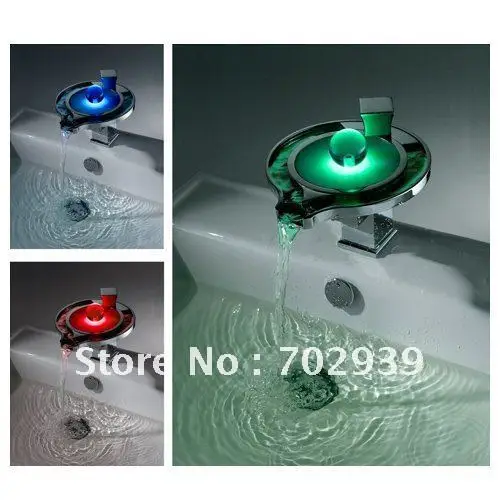 Free shipping New led lavtory sink faucet Color Changing LED Waterfall Bathroom Sink Faucet
Free shipping New led lavtory sink faucet Color Changing LED Waterfall Bathroom Sink Faucet