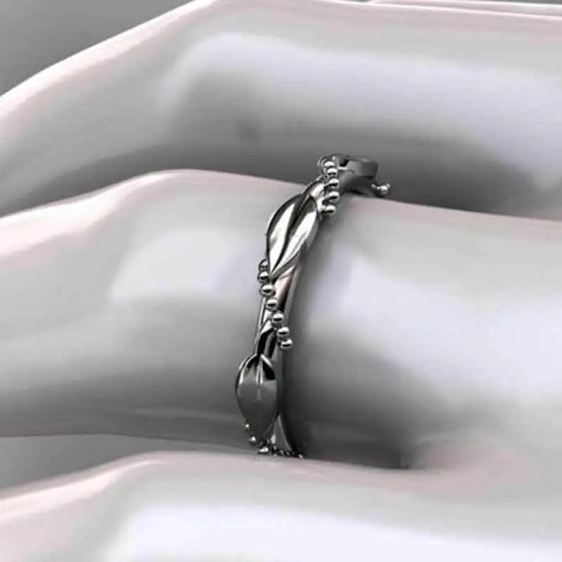 Huitan New Arrival Leaf Ring For Women Twine Design Present Ring For Friends Simple Vintage Ring Wholesale Fashion Lady Jewelry
Huitan New Arrival Leaf Ring For Women Twine Design Present Ring For Friends Simple Vintage Ring Wholesale Fashion Lady Jewelry