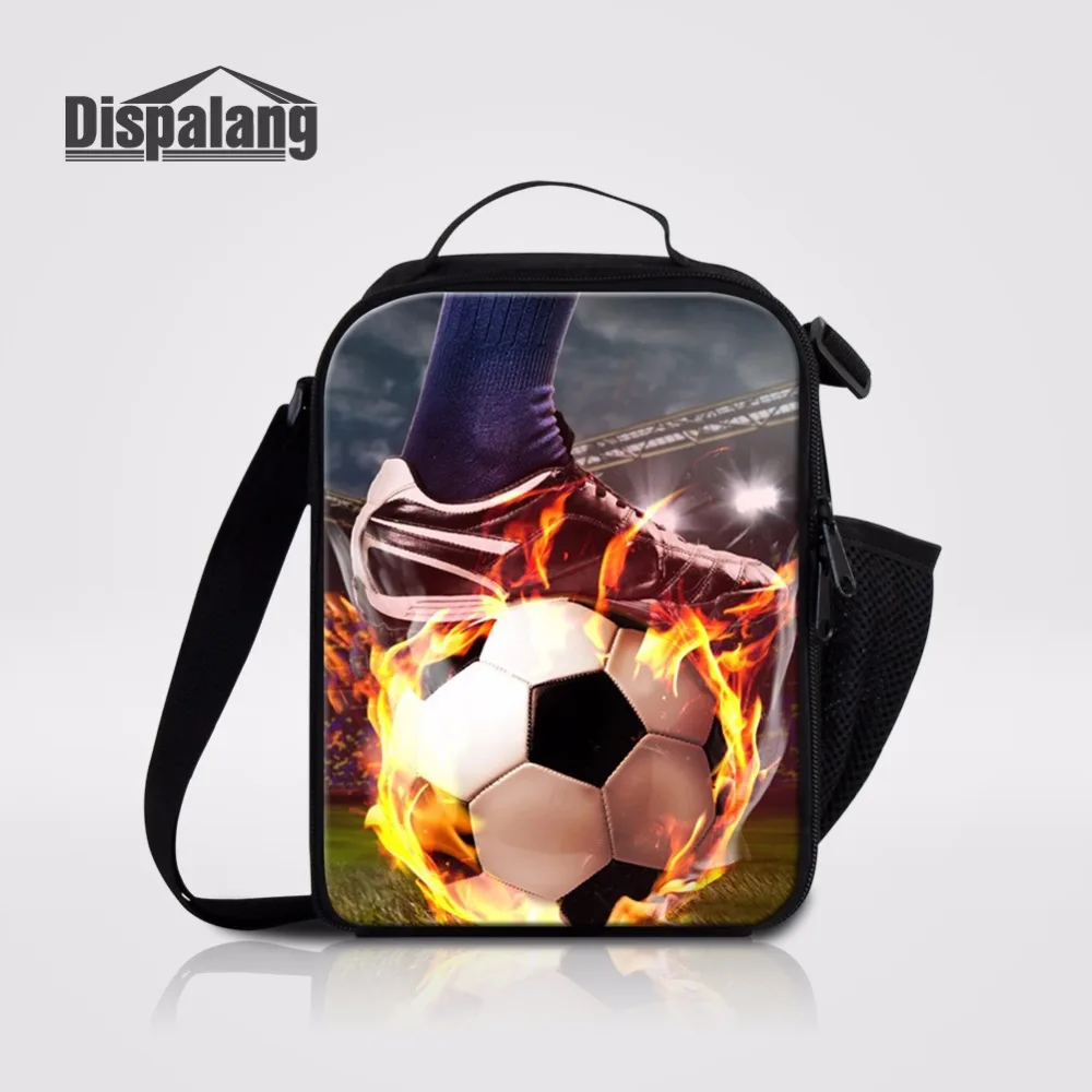 Dispalang Burning Soccers сумки для ланча детей сумка еды термоизолированная