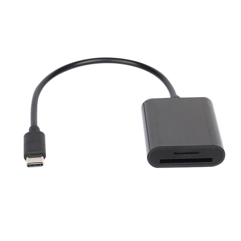 

Кардридер 2 в 1 USB 3,0 Type-C, устройство для чтения карт SD/TF, адаптер для чтения смарт-карт памяти, картридер Type-C OTG SD