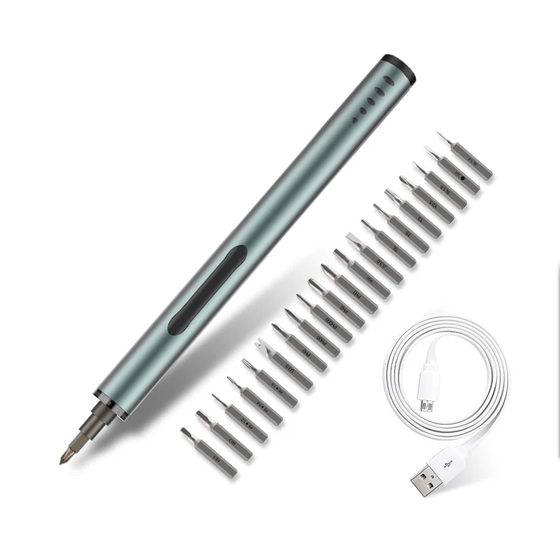 Cordless Electric Screwdriver Set 20 Pcs S2 Bit Rechargeable Screw Driver Kit for Phone Laptop PC Household Repair
Cordless Electric Screwdriver Set 20 Pcs S2 Bit Rechargeable Screw Driver Kit for Phone Laptop PC Household Repair