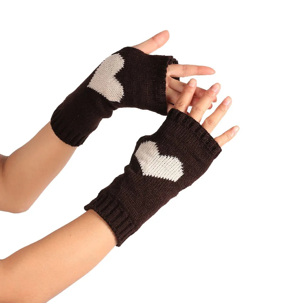 Gloves Winter Hand Fashion New arrival Warmer Knitted Wrist Long Fingerless Vintage Mitten NM72 |