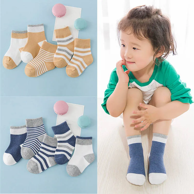5Pairs/lot Cotton Striped Baby Socks Newborn Baby Boys Girls Bosy Sock Cute Toddler Kid Sock
5Pairs/lot Cotton Striped Baby Socks Newborn Baby Boys Girls Bosy Sock Cute Toddler Kid Sock