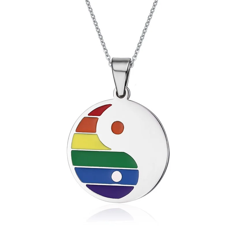 2019 Rainbow LGBT Gay Pride Tabloid Map Stainless Steel Necklaces Pendants Lover Couple Women Necklace Men Jewelry Fashion
2019 Rainbow LGBT Gay Pride Tabloid Map Stainless Steel Necklaces Pendants Lover Couple Women Necklace Men Jewelry Fashion
