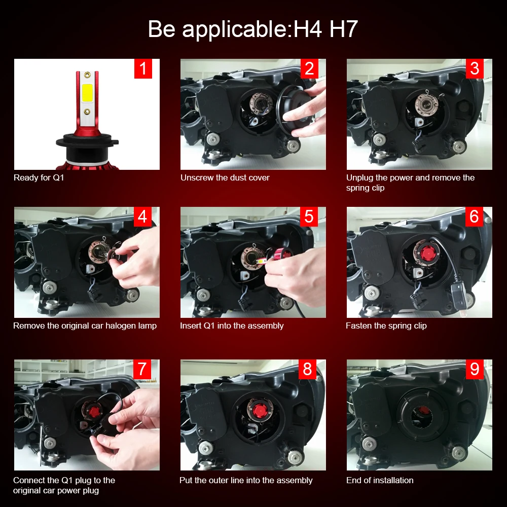 NLpearl NEW Arrivals IP68 2pcs 6000K Car Lights Turbo Led H4 Lamp H7 Bulbs LED H11 H8 H9 9005 9006 Auto Headlights 12V Led Light
NLpearl NEW Arrivals IP68 2pcs 6000K Car Lights Turbo Led H4 Lamp H7 Bulbs LED H11 H8 H9 9005 9006 Auto Headlights 12V Led Light