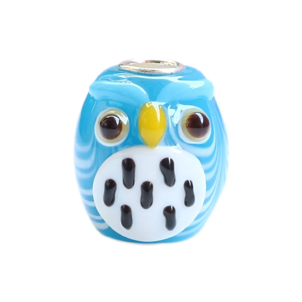 Beads Hunter Handmade Animal Blue Wise Owl Murano Glass Bead For European Bracelets
Beads Hunter Handmade Animal Blue Wise Owl Murano Glass Bead For European Bracelets