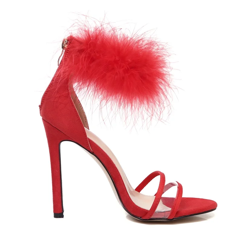 NEW Fashion Women Faux Fur Transparent PU Sandals Pump Slip On High Heels 11.5CM Sandals Lady Fluffy Sexy Shoes
NEW Fashion Women Faux Fur Transparent PU Sandals Pump Slip On High Heels 11.5CM Sandals Lady Fluffy Sexy Shoes