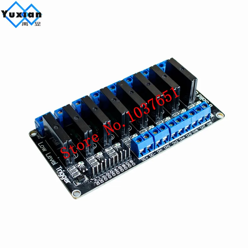 10pcs 8 Channel 5V DC Relay Module Solid State Low Level SSR AVR DSP 2A 240V free shipping
10pcs 8 Channel 5V DC Relay Module Solid State Low Level SSR AVR DSP 2A 240V free shipping