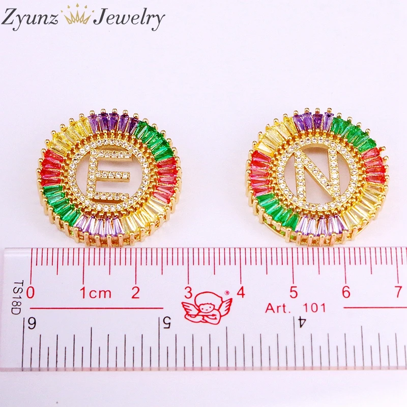 10PCS ZYZ340-2963 Golden Color Copper Cubic Zirconia 26 English Letters Pendant Necklaces Women's Fashion Jewelry CZ Colar
10PCS ZYZ340-2963 Golden Color Copper Cubic Zirconia 26 English Letters Pendant Necklaces Women's Fashion Jewelry CZ Colar