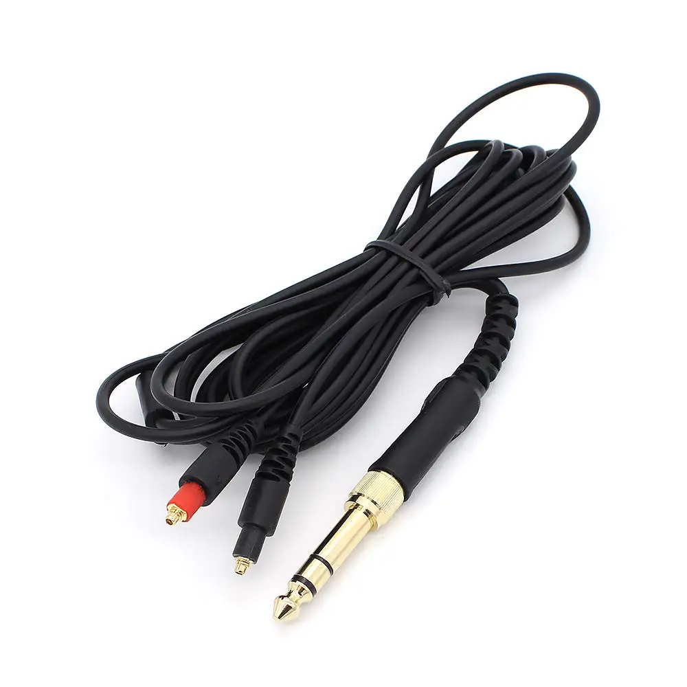 XRHYY Black 2M Replacement Dual Exit Cable Audio For Shure SRH1440 SRH1540 SRH1840 Headphones +Free Rotate Clip | Электроника