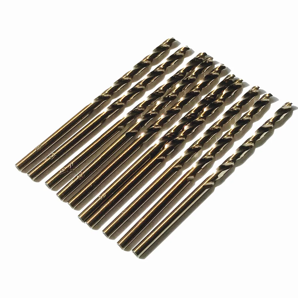 10PCS/SET 3.5*70mm whole CNC grinded HSS M35 Co5% twist drill bits SS Drilling straight Shank for SS/steel/cast steel iron alum
10PCS/SET 3.5*70mm whole CNC grinded HSS M35 Co5% twist drill bits SS Drilling straight Shank for SS/steel/cast steel iron alum