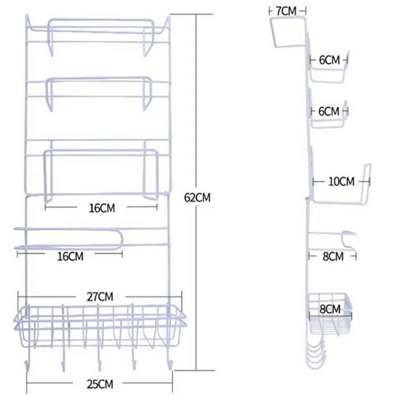 Kitchen Refrigerator Broadside Rack Multipurpose Sidewall Shelf Crack Multi Layer Holder Estante Fridge Bathroom Shelves
Kitchen Refrigerator Broadside Rack Multipurpose Sidewall Shelf Crack Multi Layer Holder Estante Fridge Bathroom Shelves