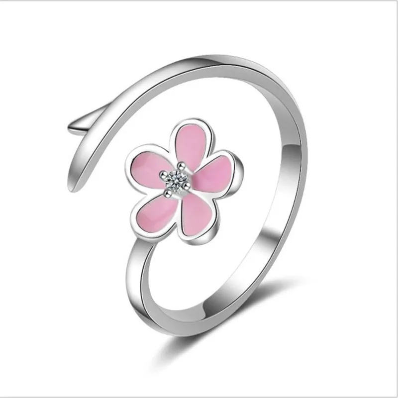 TJP Cute Glaze Pink Flower Female Finger Rings Jewelry Fashion Silver Plated Ring For Women Engagement Party Accessories
TJP Cute Glaze Pink Flower Female Finger Rings Jewelry Fashion Silver Plated Ring For Women Engagement Party Accessories