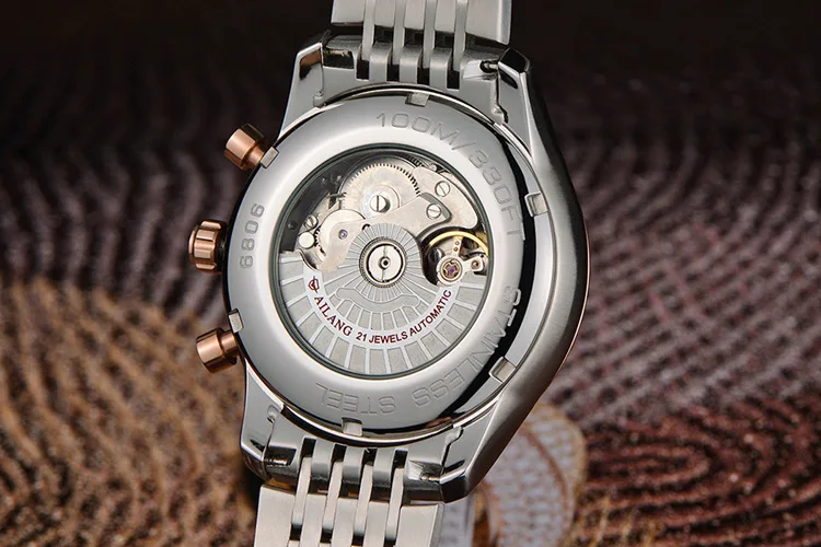 AILANG Men Vintage Roman Dress Watches Automatic Self Wind Business Statement Clock Full Steel Calendar Wrist watch 3ATM NW7197
AILANG Men Vintage Roman Dress Watches Automatic Self Wind Business Statement Clock Full Steel Calendar Wrist watch 3ATM NW7197