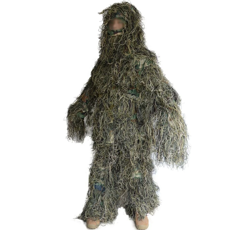 CS Camouflage Clothing 3D Hunting Airsoft Clothing hidden Tactical Yowie sniper Bionic ghillie suit jacket and pants
CS Camouflage Clothing 3D Hunting Airsoft Clothing hidden Tactical Yowie sniper Bionic ghillie suit jacket and pants