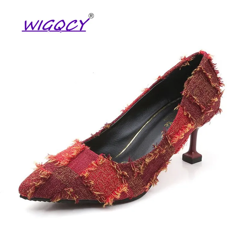 Suede Thin Heels High heels pumps women shoes 2019 Spring Autumn shoes women Shallow Fashion wild Tassel Pointed Party shoes
Suede Thin Heels High heels pumps women shoes 2019 Spring Autumn shoes women Shallow Fashion wild Tassel Pointed Party shoes