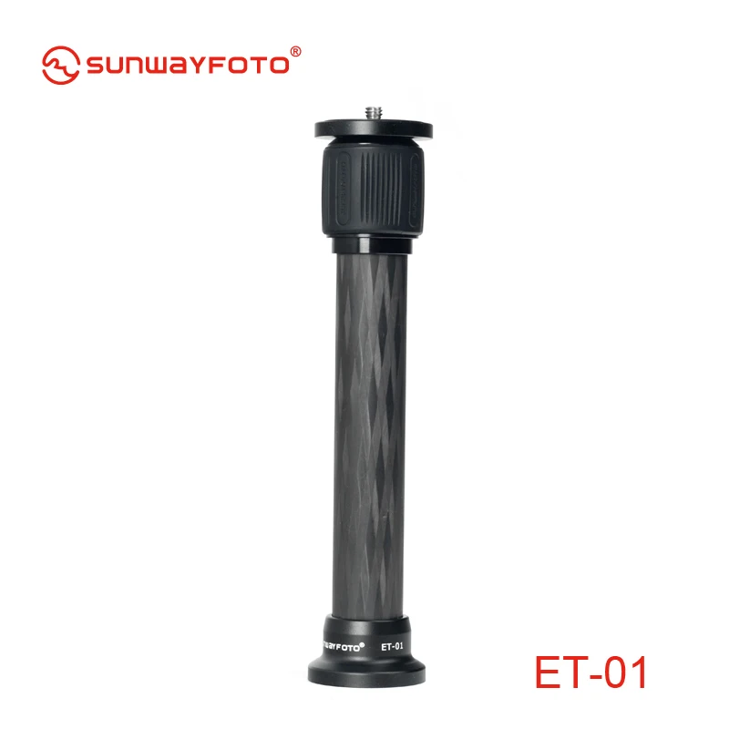 SUNWAYFOTO ET-01 Tripod Extension Tube 20mm Carbon Fiber Material for Portable Table Tripod with 1/4 -3/8 Conversion Screw
SUNWAYFOTO ET-01 Tripod Extension Tube 20mm Carbon Fiber Material for Portable Table Tripod with 1/4 -3/8 Conversion Screw