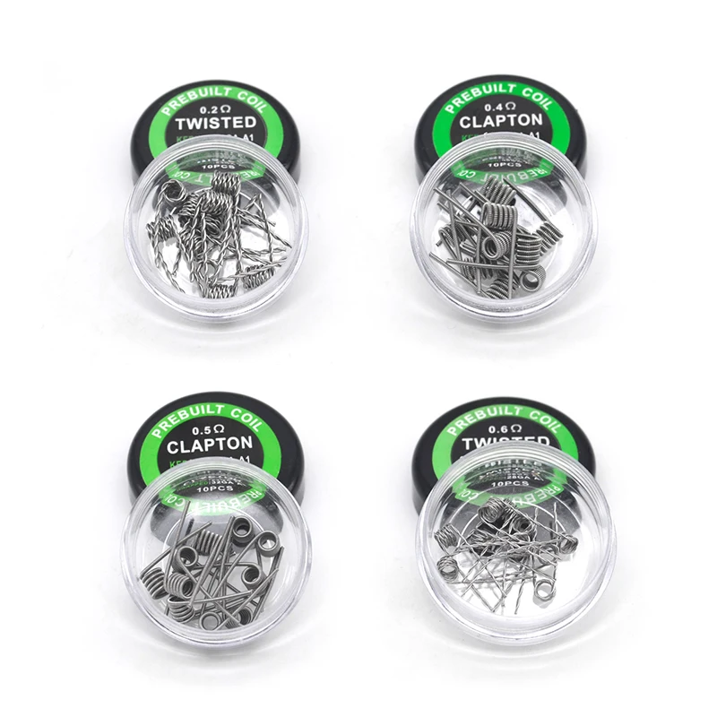 Premade Coil A1 Twisted Clapton Alien Stainless Steel Heat Wire for Electronic Cigarette RDA Atomizer RTA Tank Coil
Premade Coil A1 Twisted Clapton Alien Stainless Steel Heat Wire for Electronic Cigarette RDA Atomizer RTA Tank Coil