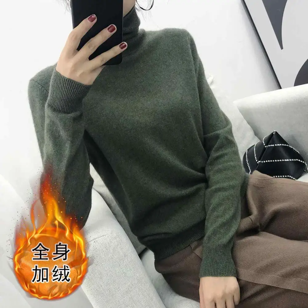 2019 Cashmere Sweater Women Turtleneck Women's Knitted Turtleneck Winter Cashmere Sweater For Women Warm Sweaters Female
2019 Cashmere Sweater Women Turtleneck Women's Knitted Turtleneck Winter Cashmere Sweater For Women Warm Sweaters Female