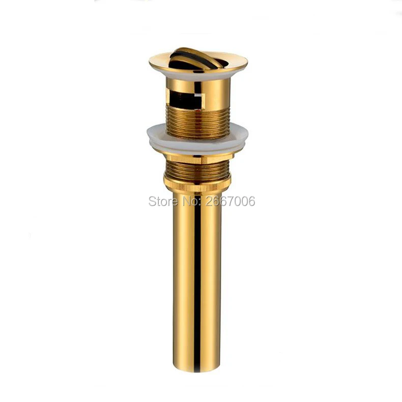 GIZERO Functional Bathroom Accessories Basin Drain Gold Plating Reversible Drain Bath Sink Drain With Overflow Household ZR2016
GIZERO Functional Bathroom Accessories Basin Drain Gold Plating Reversible Drain Bath Sink Drain With Overflow Household ZR2016
