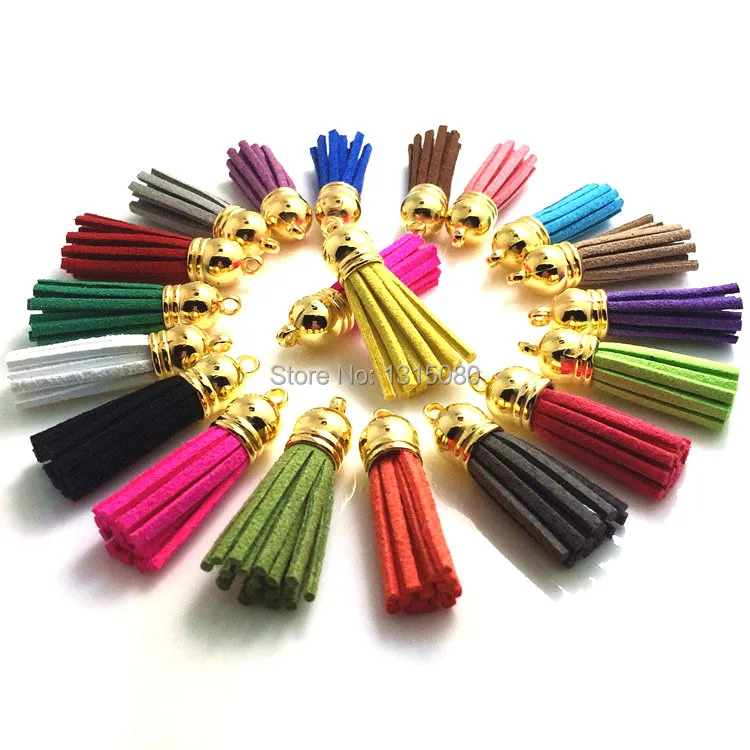 200Pcs/Lot High Quality 35mm Mixed Suede Leather Jewelry Tassel For Key Chains/ Cellphone Charms Handmade Jewelry Accessories
200Pcs/Lot High Quality 35mm Mixed Suede Leather Jewelry Tassel For Key Chains/ Cellphone Charms Handmade Jewelry Accessories