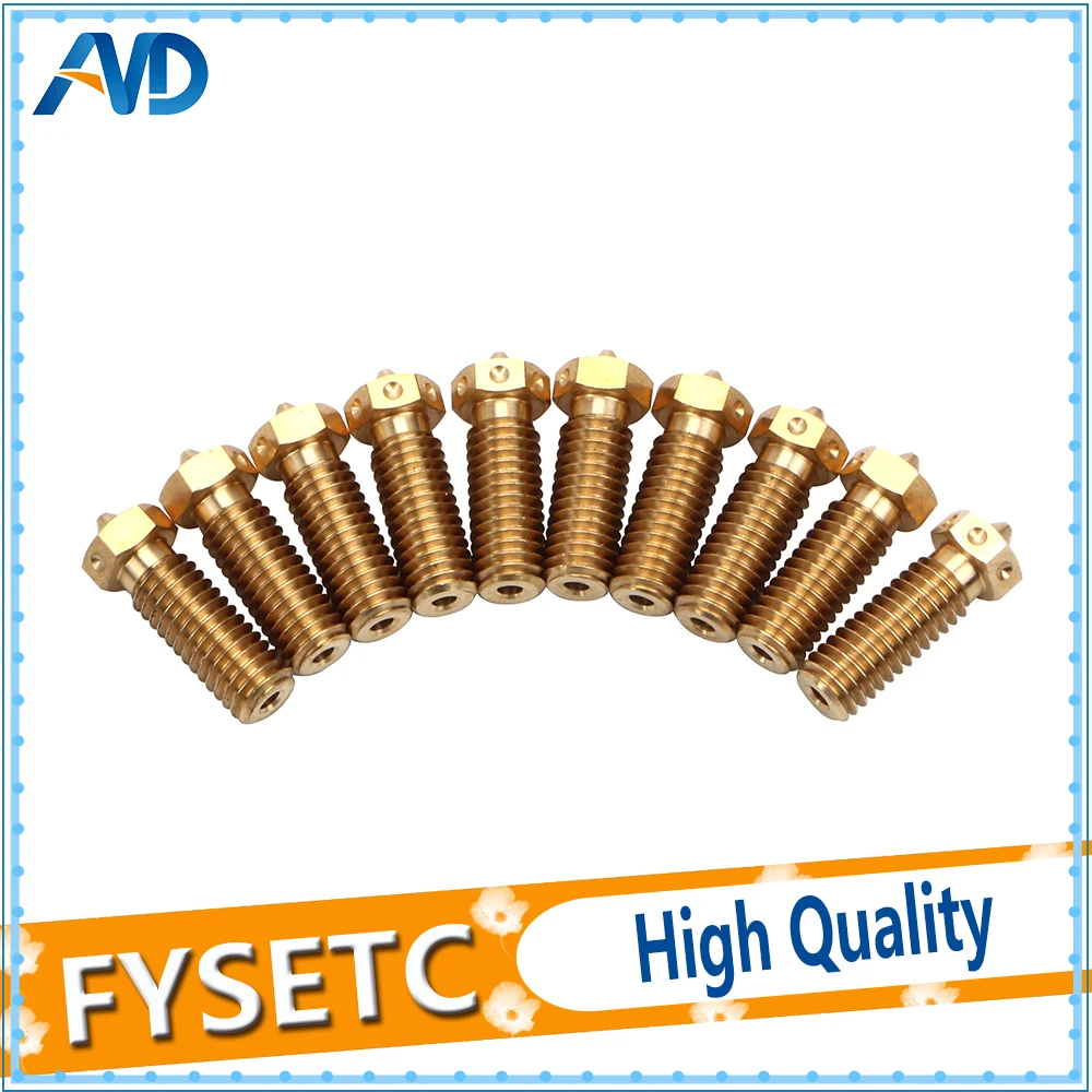 50pcs Top Quality V6 Volcano Nozzle For 3D Printers Hotend Volcano Upgrade Kit For E3D Volcano Hotend 1.75mm Filament
50pcs Top Quality V6 Volcano Nozzle For 3D Printers Hotend Volcano Upgrade Kit For E3D Volcano Hotend 1.75mm Filament