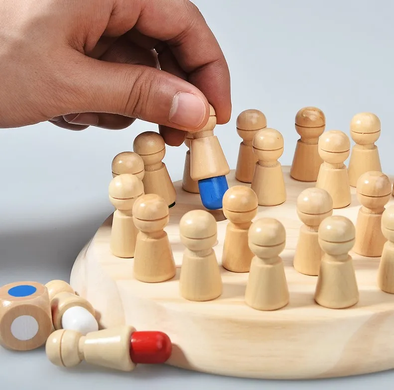 Memory chess daughter color memory desktop game toy chess wooden children educational toys
Memory chess daughter color memory desktop game toy chess wooden children educational toys