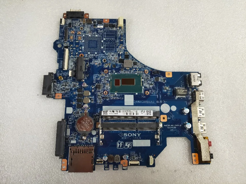 Материнская плата для ноутбука SONY SVF14 SVF143 SR1E3 3556U CPU DAHKCAMB6A0 100% полностью